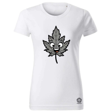 Magnolion Boldog weed v1 női póló - 19 szín, XS-2XL női póló