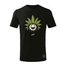 Magnolion Boldog weed v4 gyerek póló - 11 szín, 4-12 éves
