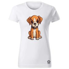 Magnolion Boxer kölyök v1 női póló - 19 szín, XS-2XL női póló