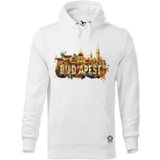 Magnolion Budapest absztrakt v12 férfi pulóver - 19 szín, S-5XL férfi pulóver, kardigán