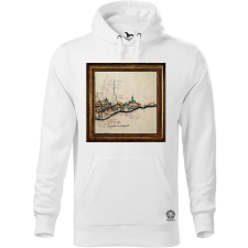 Magnolion Budapest digitális művészet v2 férfi pulóver - 19 szín, S-5XL férfi pulóver, kardigán