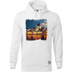 Magnolion Budapest digitális művészet v3 férfi pulóver - 19 szín, S-5XL