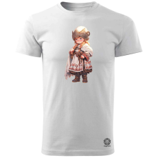 Magnolion Chibi harcos leány v2 férfi póló - 19 szín, S-3XL