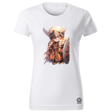 Magnolion Chibi harcos leány v4 női póló - 19 szín, XS-2XL