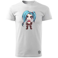 Magnolion Chibi Jinx v3 férfi póló - 19 szín, S-3XL