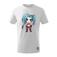 Magnolion Chibi Jinx v3 gyerek póló - 11 szín, 4-12 éves gyerek póló