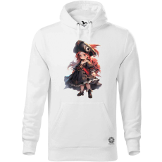 Magnolion Chibi kalóz lány v2 férfi pulóver - 19 szín, S-5XL