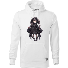 Magnolion Chibi macskalány v6 férfi pulóver - 19 szín, S-5XL férfi pulóver, kardigán