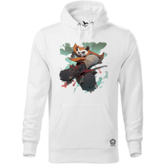 Magnolion Chibi panda szamuráj v4 férfi pulóver - 19 szín, S-5XL