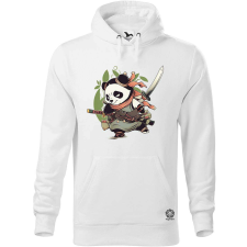 Magnolion Chibi panda szamuráj v8 férfi pulóver - 19 szín, S-5XL férfi pulóver, kardigán