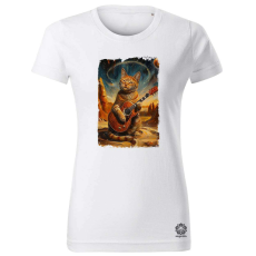 Magnolion Cica gitározik v5 női póló - 19 szín, XS-2XL