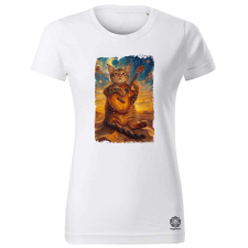 Magnolion Cica gitározik v6 női póló - 19 szín, XS-2XL női póló