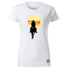 Magnolion Cowboy illusztráció v3 női póló - 19 szín, XS-2XL női póló