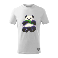 Magnolion Cuki panda eszik v2 gyerek póló - 11 szín, 4-12 éves gyerek póló