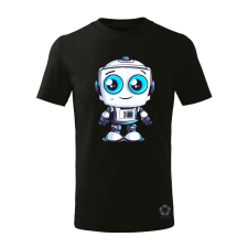 Magnolion Cuki robot v5 gyerek póló - 11 szín, 4-12 éves gyerek póló
