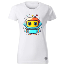 Magnolion Cuki robot v7 női póló - 19 szín, XS-2XL