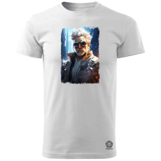 Magnolion Cyberpunk férfi hadvezér v10 férfi póló - 19 szín, S-3XL
