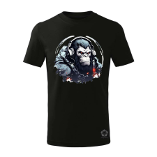 Magnolion Cyberpunk gorilla v2 gyerek póló - 11 szín, 4-12 éves gyerek póló