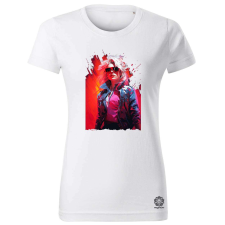 Magnolion Cyberpunk női hadvezér v6 női póló - 19 szín, XS-2XL női póló