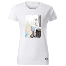 Magnolion Cyberpunk papnő v3 női póló - 19 szín, XS-2XL női póló