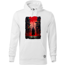 Magnolion Cyberpunk yakuza szamuráj v2 férfi pulóver - 19 szín, S-5XL férfi pulóver, kardigán