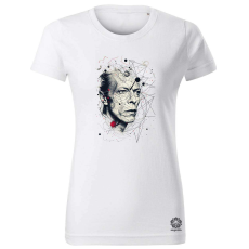 Magnolion David Bowie rajz portré v2 női póló - 19 szín, XS-2XL