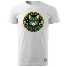 Magnolion Díszes cica v4 férfi póló - 19 szín, S-3XL