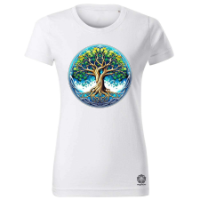 Magnolion Díszes életfa v3 női póló - 19 szín, XS-2XL női póló