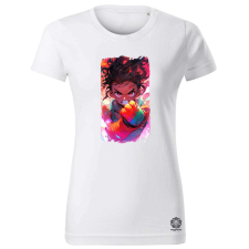 Magnolion Dühös anime lány v2 női póló - 19 szín, XS-2XL női póló