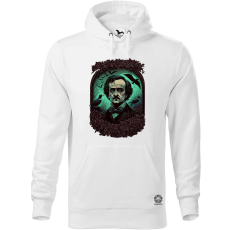 Magnolion Edgar Allan Poe portré v3 férfi pulóver - 19 szín, S-5XL