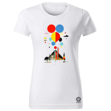 Magnolion Egyszerű absztrakt alakzatok v1 női póló - 19 szín, XS-2XL női póló