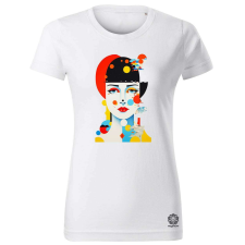 Magnolion Egyszerű absztrakt alakzatok v4 női póló - 19 szín, XS-2XL női póló