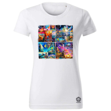 Magnolion Élénk képzelet v4 női póló - 19 szín, XS-2XL