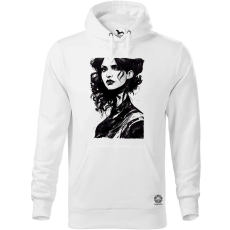 Magnolion Fekete-feher Yenneffer rajz férfi pulóver - 19 szín, S-5XL