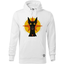 Magnolion Fekete kutya csillagok között v2 férfi pulóver - 19 szín, S-5XL férfi pulóver, kardigán