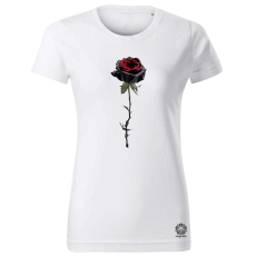 Magnolion Fekete rózsa v5 női póló - 19 szín, XS-2XL