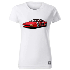 Magnolion Ferrari Testarossa rajz v11 női póló - 19 szín, XS-2XL