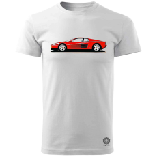 Magnolion Ferrari Testarossa rajz v5 férfi póló - 19 szín, S-3XL