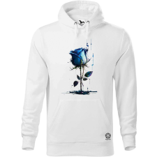 Magnolion Festett kék rózsa v2 férfi pulóver - 19 szín, S-5XL férfi pulóver, kardigán