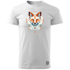 Magnolion Geometrikus róka v6 férfi póló - 19 szín, S-3XL férfi póló