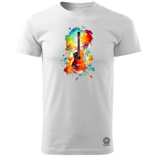 Magnolion Gitár fantázia v2 férfi póló - 19 szín, S-3XL férfi póló