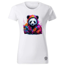 Magnolion Glitchart panda v1 női póló - 19 szín, XS-2XL női póló