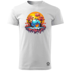 Magnolion Globális felmelegedés graffiti v3 férfi póló - 19 szín, S-3XL
