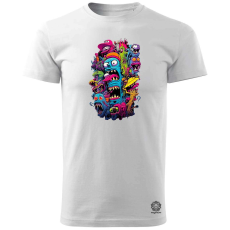 Magnolion Graffiti arcok v2 férfi póló - 19 szín, S-3XL