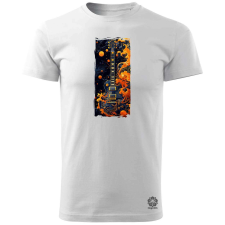 Magnolion Graffiti gitár v4 férfi póló - 19 szín, S-3XL férfi póló