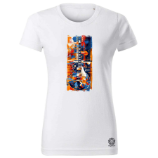 Magnolion Graffiti gitár v5 női póló - 19 szín, XS-2XL női póló