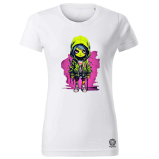 Magnolion Graffiti lány szörny v3 női póló - 19 szín, XS-2XL női póló