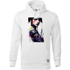 Magnolion Graffiti művészet Cyberpunk lány férfi pulóver - 19 szín, S-5XL férfi pulóver, kardigán