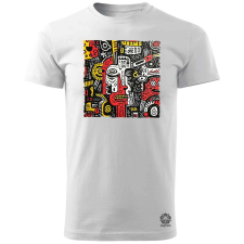 Magnolion Graffiti vonalak v1 férfi póló - 19 szín, S-3XL férfi póló