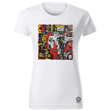 Magnolion Graffiti vonalak v1 női póló - 19 szín, XS-2XL női póló